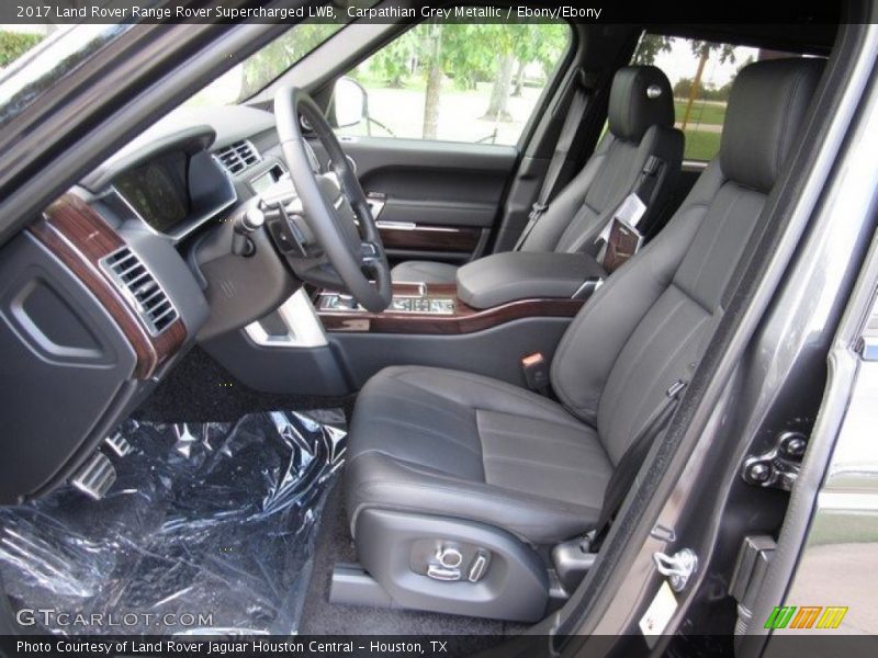 Carpathian Grey Metallic / Ebony/Ebony 2017 Land Rover Range Rover Supercharged LWB