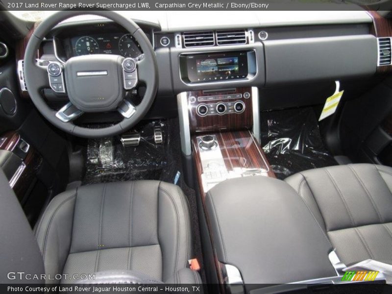 Carpathian Grey Metallic / Ebony/Ebony 2017 Land Rover Range Rover Supercharged LWB