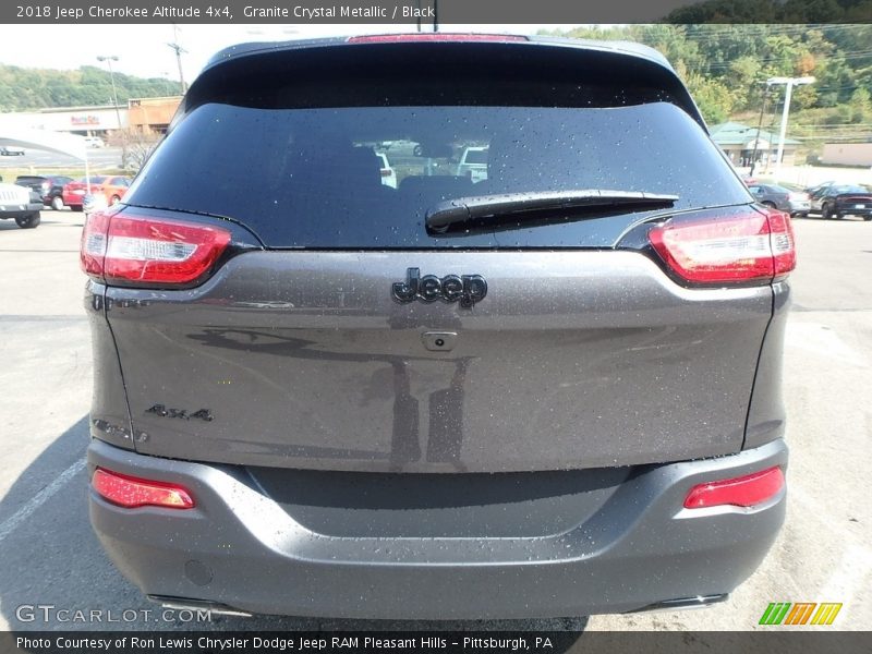 Granite Crystal Metallic / Black 2018 Jeep Cherokee Altitude 4x4