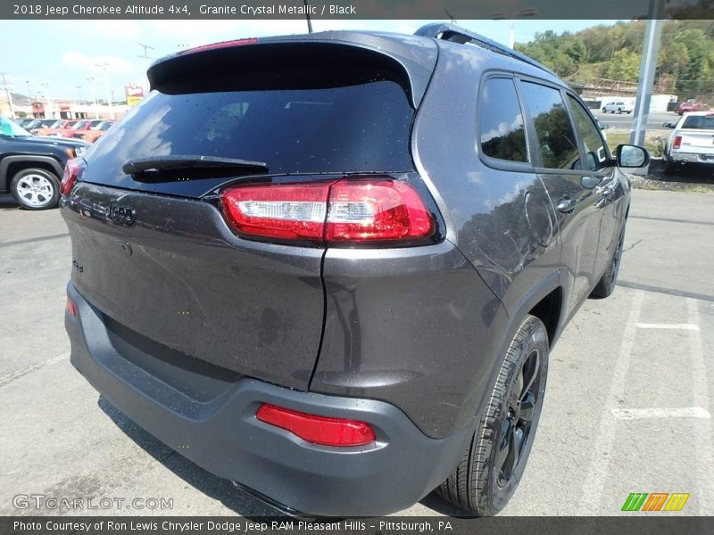 Granite Crystal Metallic / Black 2018 Jeep Cherokee Altitude 4x4