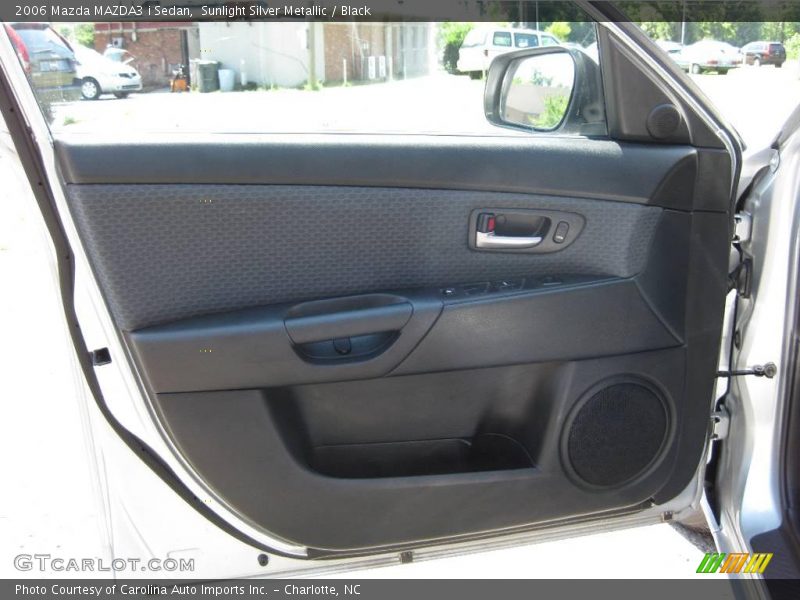 Sunlight Silver Metallic / Black 2006 Mazda MAZDA3 i Sedan