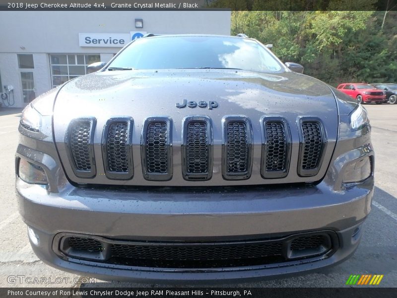 Granite Crystal Metallic / Black 2018 Jeep Cherokee Altitude 4x4