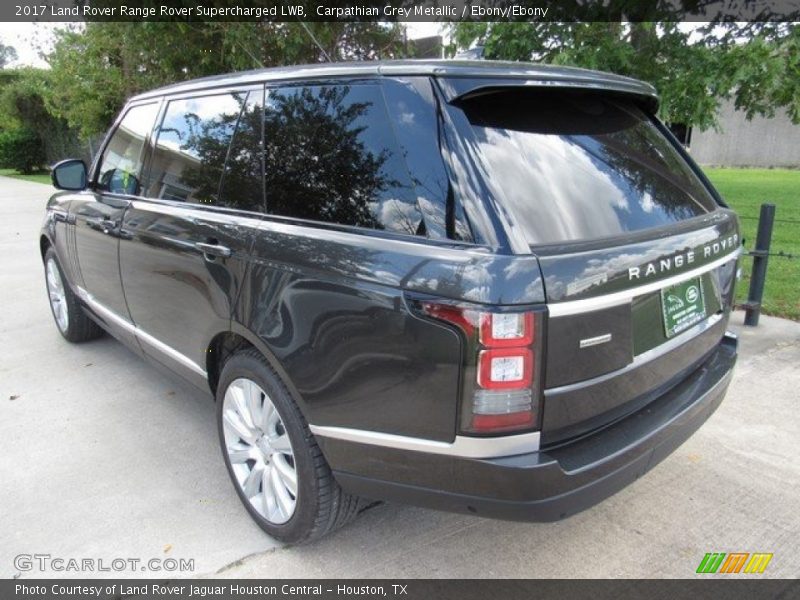 Carpathian Grey Metallic / Ebony/Ebony 2017 Land Rover Range Rover Supercharged LWB