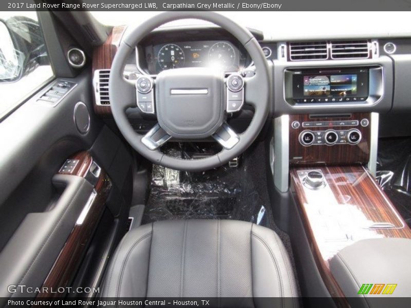 Carpathian Grey Metallic / Ebony/Ebony 2017 Land Rover Range Rover Supercharged LWB