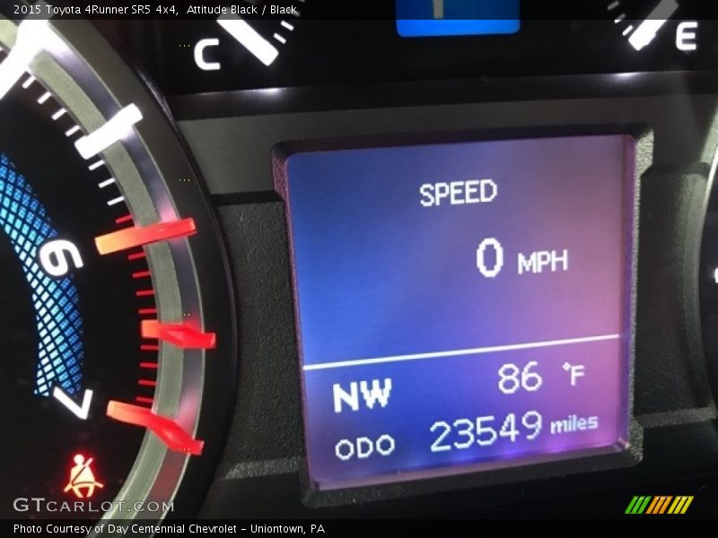 Attitude Black / Black 2015 Toyota 4Runner SR5 4x4