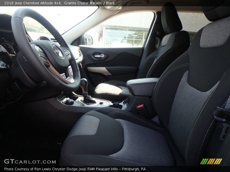 Granite Crystal Metallic / Black 2018 Jeep Cherokee Altitude 4x4