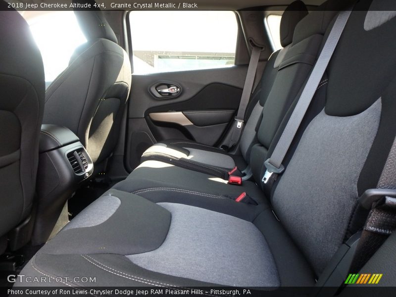 Granite Crystal Metallic / Black 2018 Jeep Cherokee Altitude 4x4