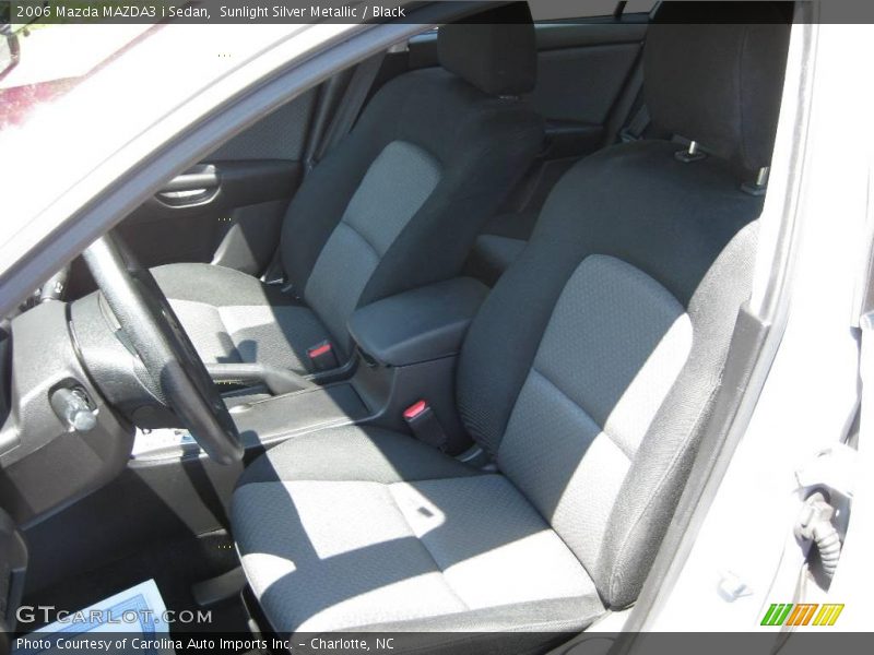 Sunlight Silver Metallic / Black 2006 Mazda MAZDA3 i Sedan