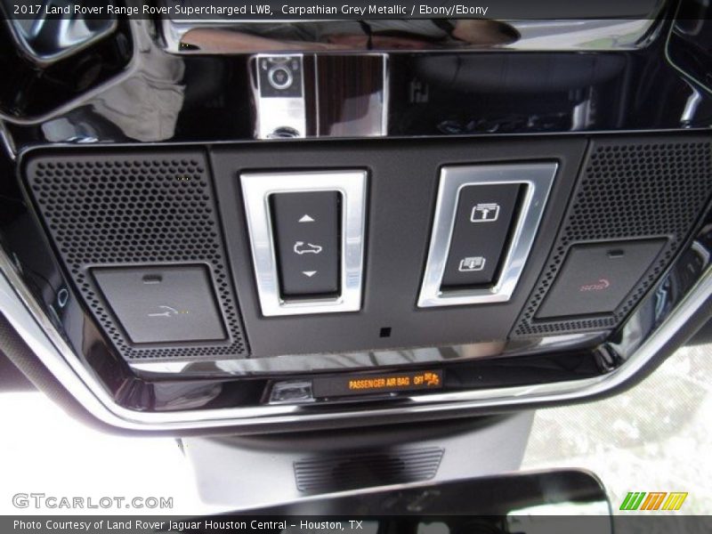 Carpathian Grey Metallic / Ebony/Ebony 2017 Land Rover Range Rover Supercharged LWB