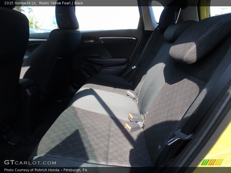 Mystic Yellow Pearl / Black 2015 Honda Fit LX