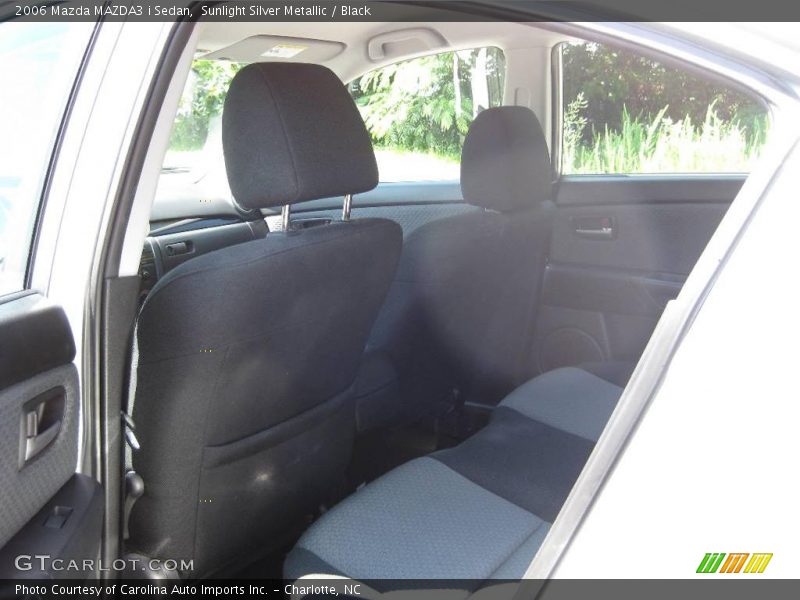 Sunlight Silver Metallic / Black 2006 Mazda MAZDA3 i Sedan