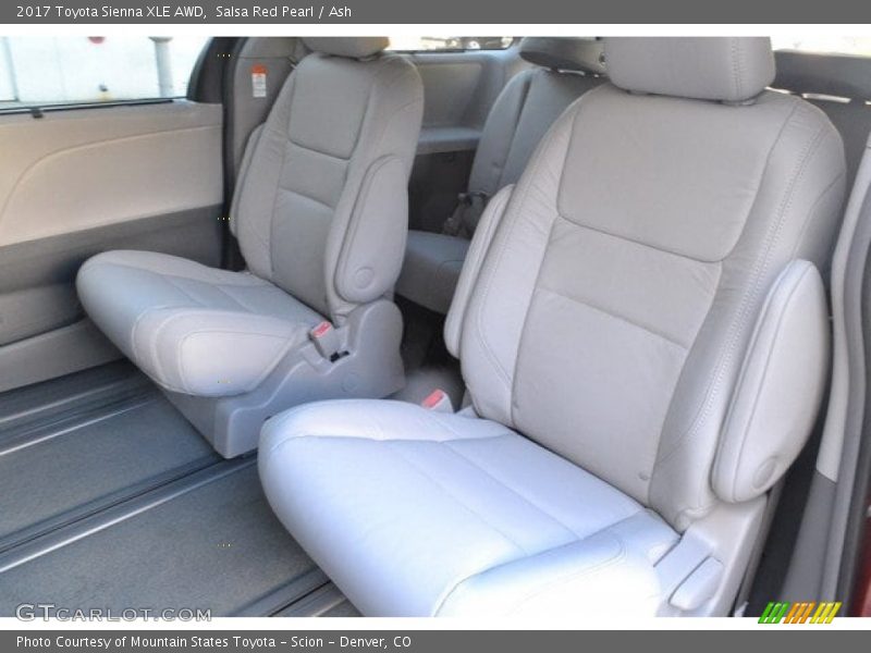 Salsa Red Pearl / Ash 2017 Toyota Sienna XLE AWD