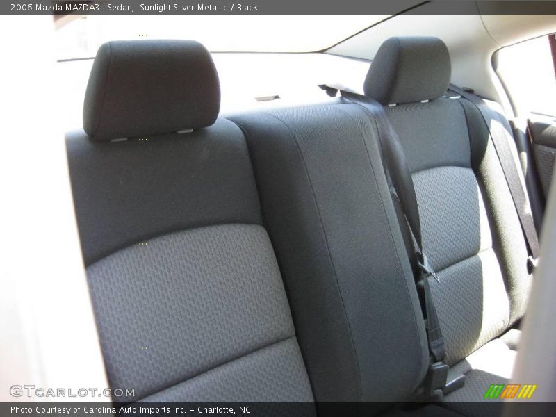Sunlight Silver Metallic / Black 2006 Mazda MAZDA3 i Sedan