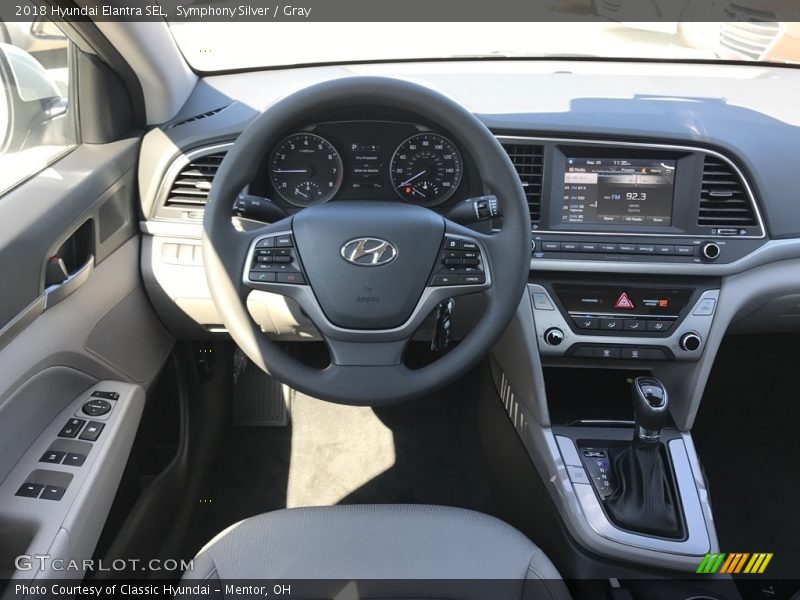 Symphony Silver / Gray 2018 Hyundai Elantra SEL