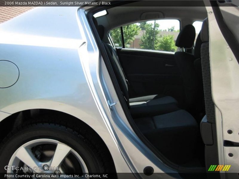 Sunlight Silver Metallic / Black 2006 Mazda MAZDA3 i Sedan