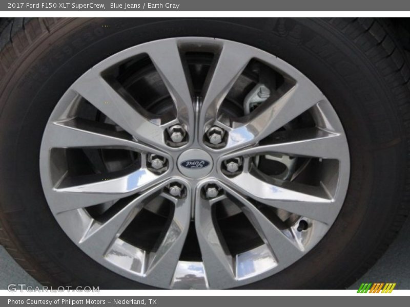Blue Jeans / Earth Gray 2017 Ford F150 XLT SuperCrew