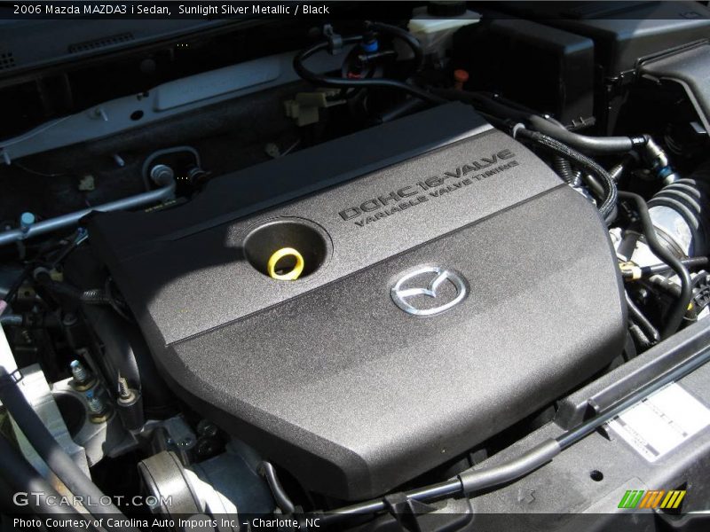 Sunlight Silver Metallic / Black 2006 Mazda MAZDA3 i Sedan