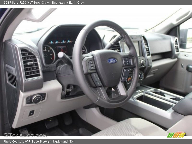 Blue Jeans / Earth Gray 2017 Ford F150 XLT SuperCrew