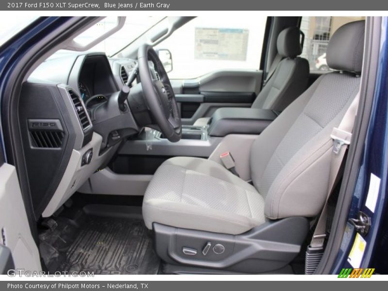 Blue Jeans / Earth Gray 2017 Ford F150 XLT SuperCrew