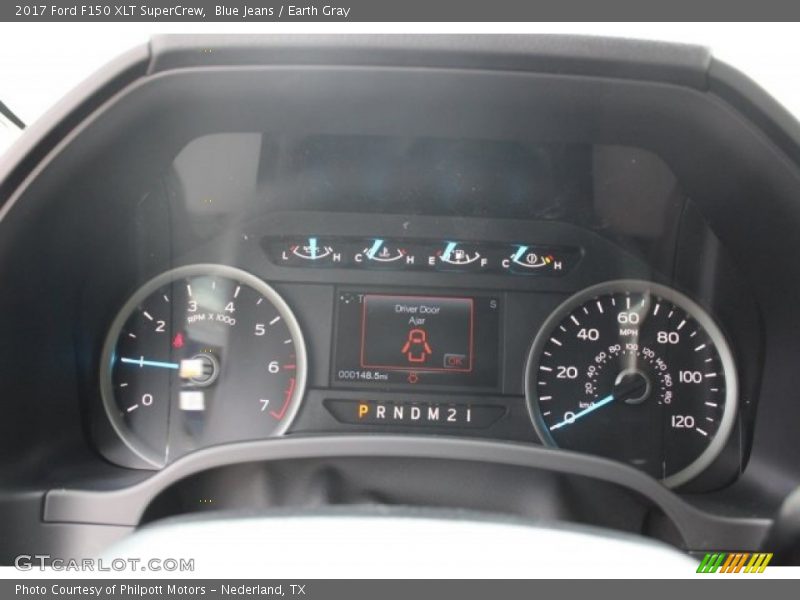 Blue Jeans / Earth Gray 2017 Ford F150 XLT SuperCrew