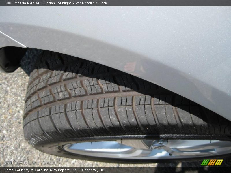 Sunlight Silver Metallic / Black 2006 Mazda MAZDA3 i Sedan