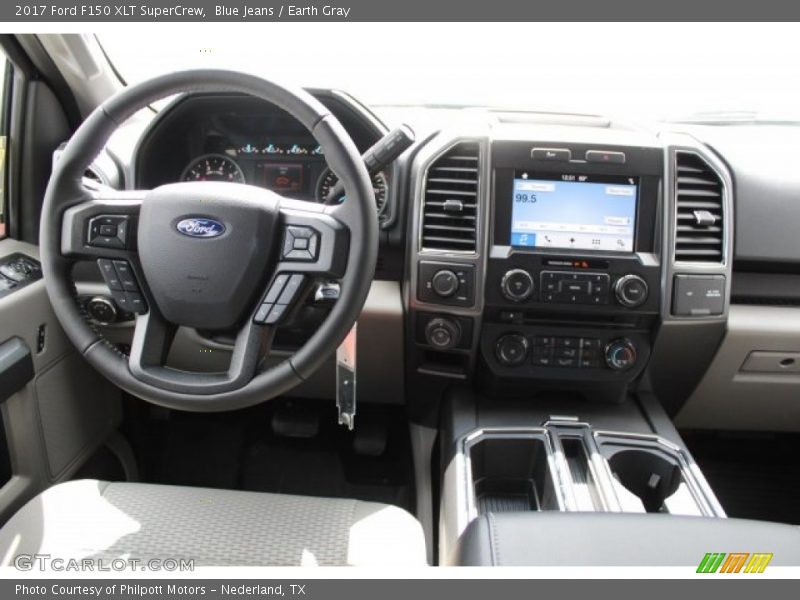 Blue Jeans / Earth Gray 2017 Ford F150 XLT SuperCrew