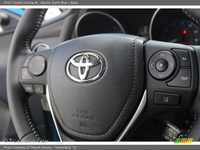 Electric Storm Blue / Black 2017 Toyota Corolla iM