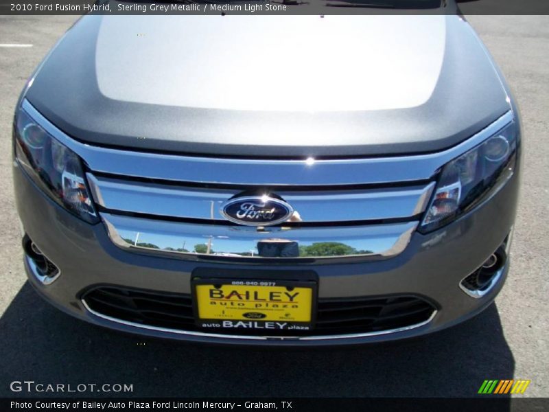 Sterling Grey Metallic / Medium Light Stone 2010 Ford Fusion Hybrid