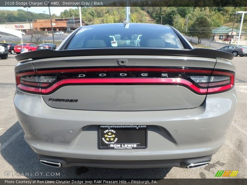 Destroyer Gray / Black 2018 Dodge Charger GT AWD