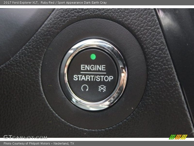 Ruby Red / Sport Appearance Dark Earth Gray 2017 Ford Explorer XLT