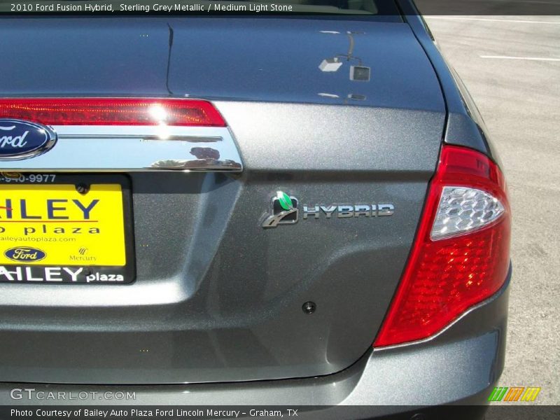 Sterling Grey Metallic / Medium Light Stone 2010 Ford Fusion Hybrid