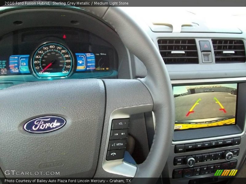 Sterling Grey Metallic / Medium Light Stone 2010 Ford Fusion Hybrid