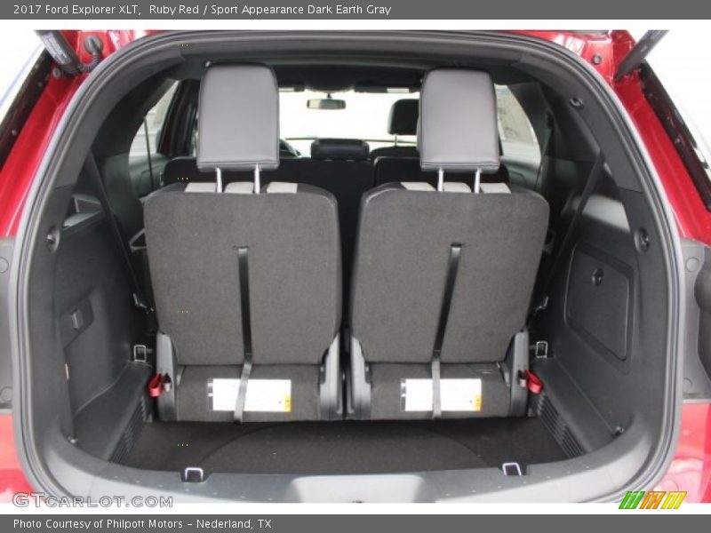 Ruby Red / Sport Appearance Dark Earth Gray 2017 Ford Explorer XLT