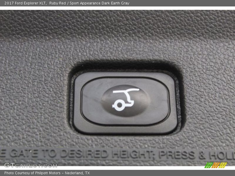 Ruby Red / Sport Appearance Dark Earth Gray 2017 Ford Explorer XLT