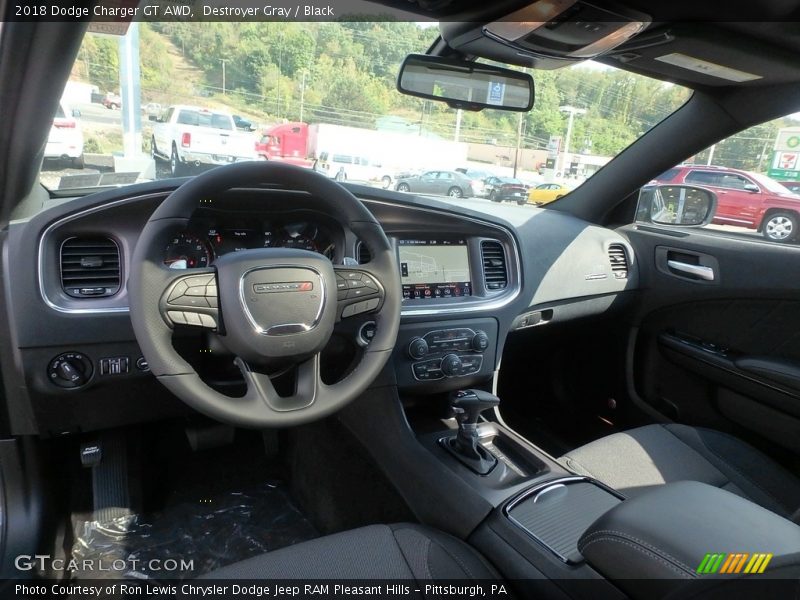 Destroyer Gray / Black 2018 Dodge Charger GT AWD