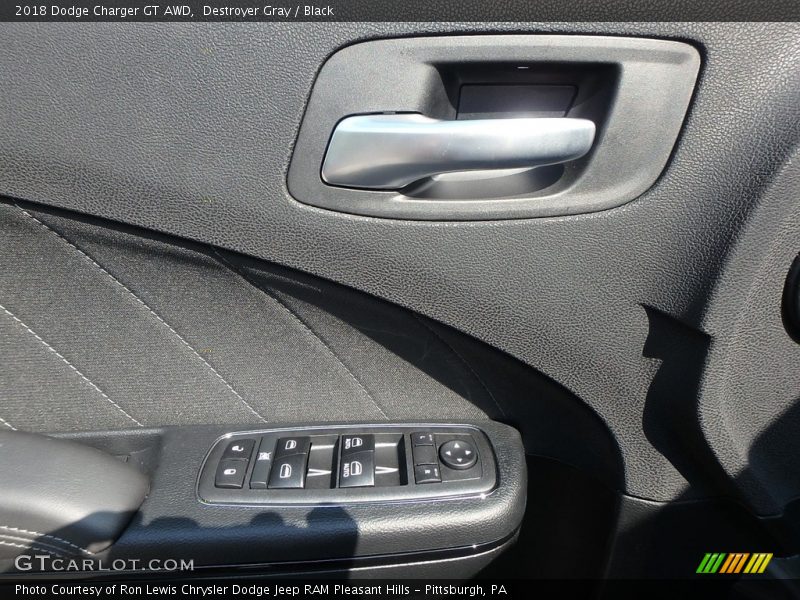 Destroyer Gray / Black 2018 Dodge Charger GT AWD