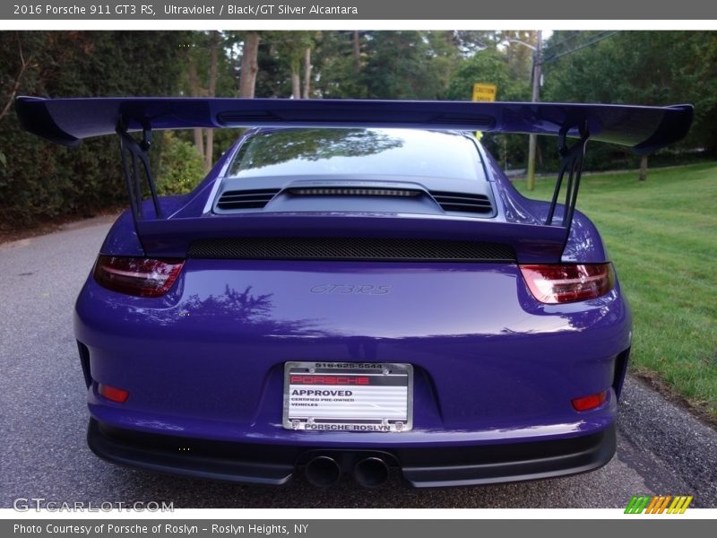 Ultraviolet / Black/GT Silver Alcantara 2016 Porsche 911 GT3 RS