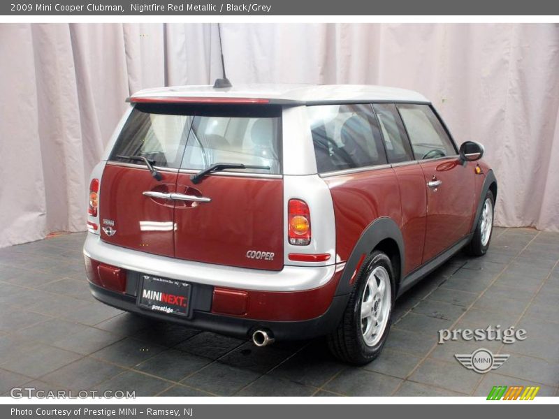 Nightfire Red Metallic / Black/Grey 2009 Mini Cooper Clubman