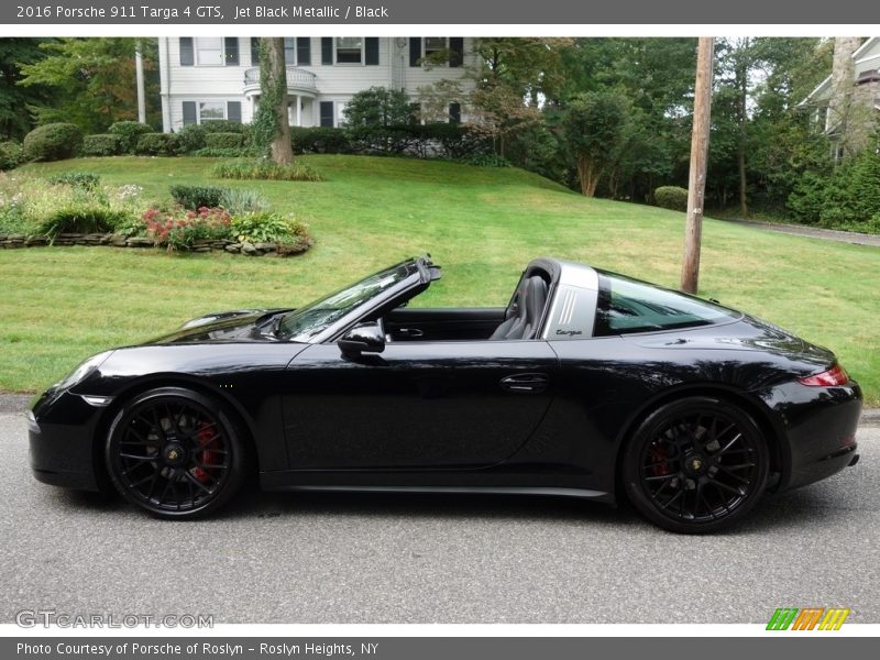 Jet Black Metallic / Black 2016 Porsche 911 Targa 4 GTS