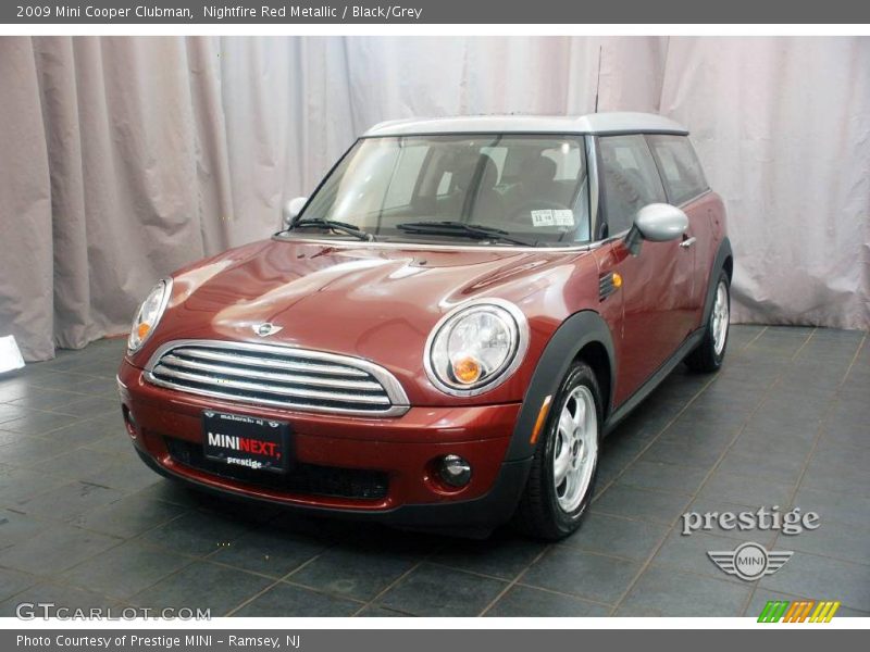 Nightfire Red Metallic / Black/Grey 2009 Mini Cooper Clubman