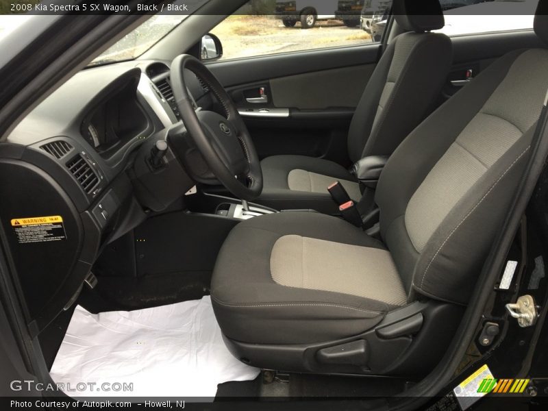 Black / Black 2008 Kia Spectra 5 SX Wagon