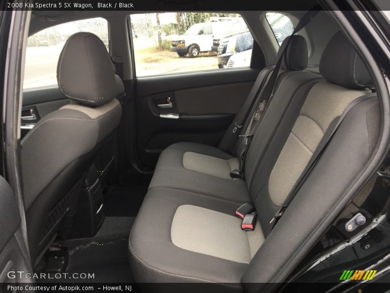 Black / Black 2008 Kia Spectra 5 SX Wagon