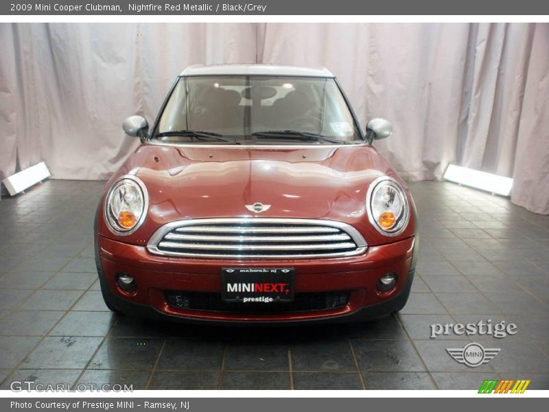 Nightfire Red Metallic / Black/Grey 2009 Mini Cooper Clubman