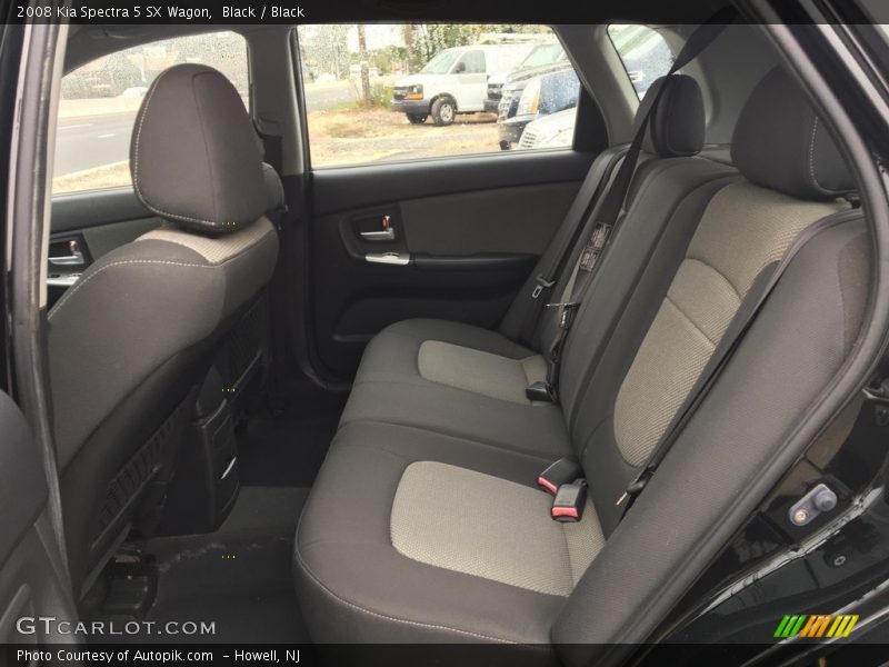 Black / Black 2008 Kia Spectra 5 SX Wagon