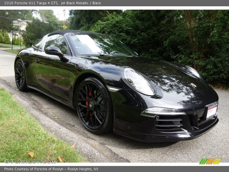Jet Black Metallic / Black 2016 Porsche 911 Targa 4 GTS