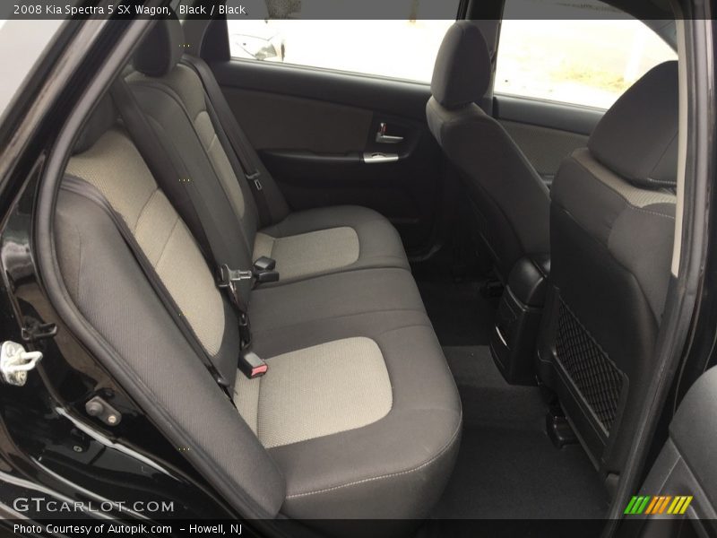 Black / Black 2008 Kia Spectra 5 SX Wagon