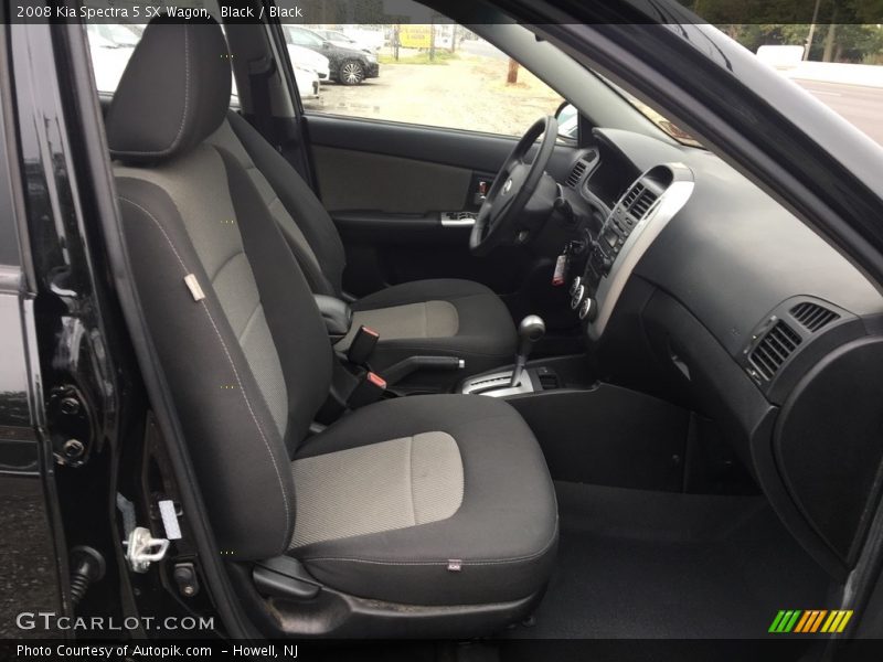 Black / Black 2008 Kia Spectra 5 SX Wagon