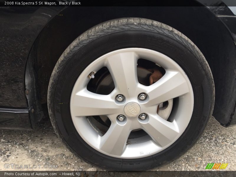 Black / Black 2008 Kia Spectra 5 SX Wagon