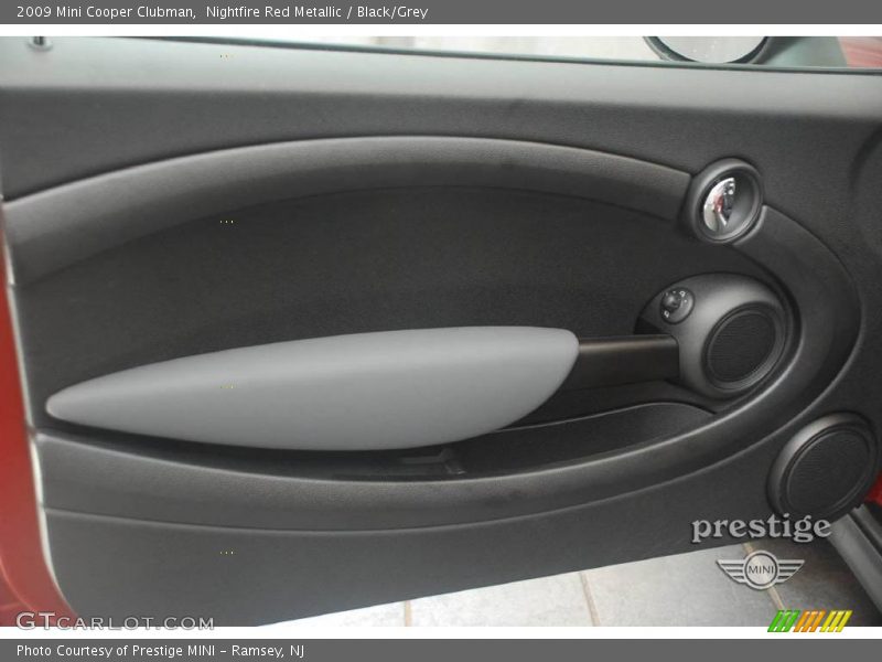 Nightfire Red Metallic / Black/Grey 2009 Mini Cooper Clubman