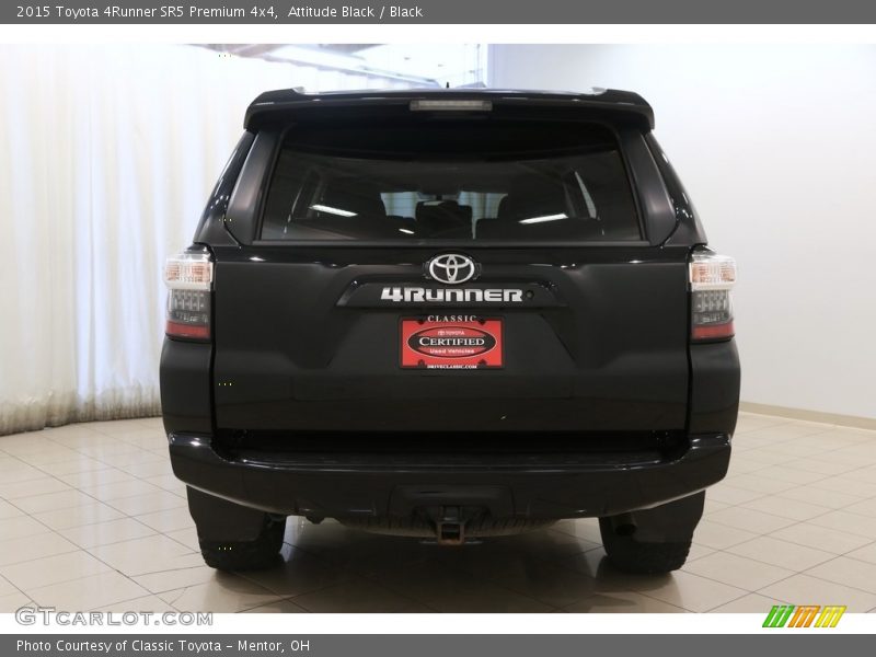 Attitude Black / Black 2015 Toyota 4Runner SR5 Premium 4x4